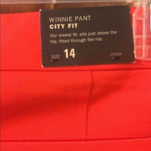 J.Crew Winnie Pant (city fit)